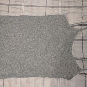 Simple grey tank top